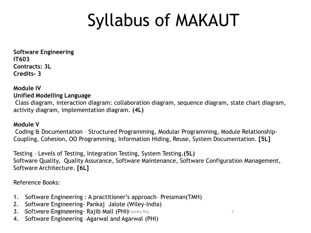 syllabus of makaut 1