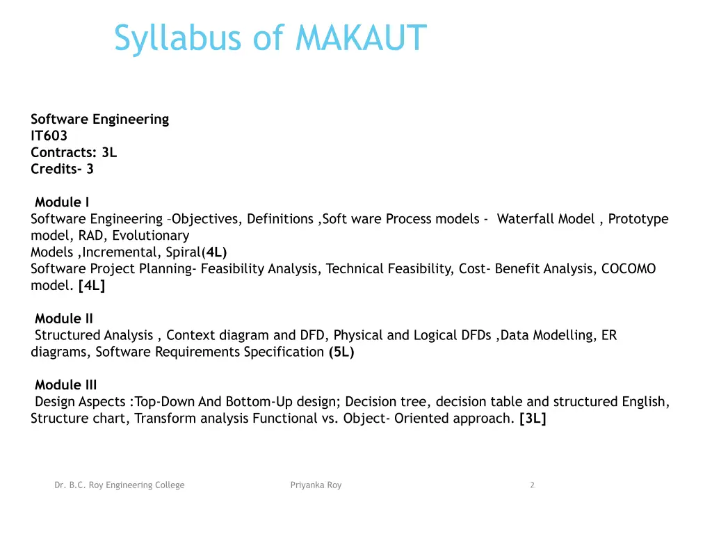 syllabus of makaut