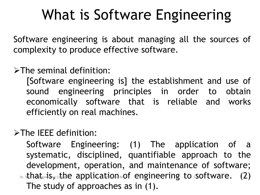 what is software engineering