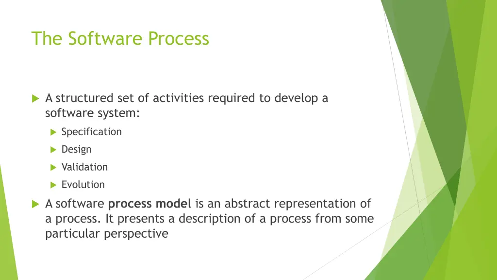 the software process