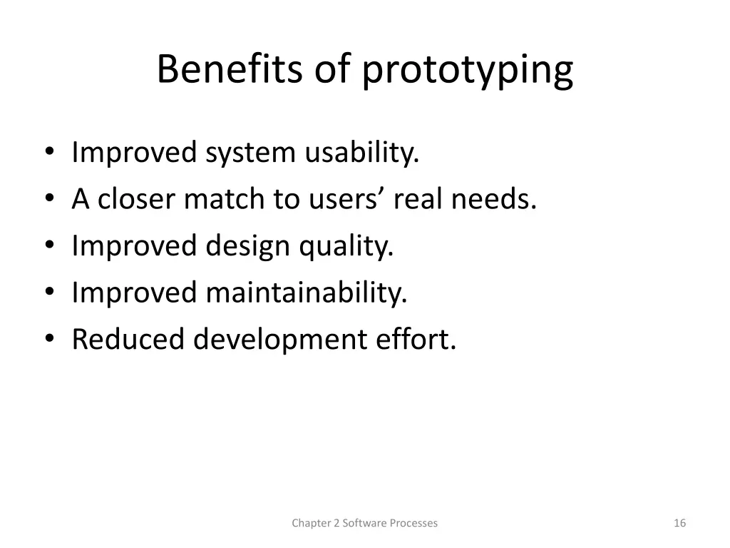 benefits of prototyping