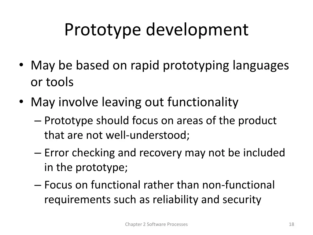 prototype development