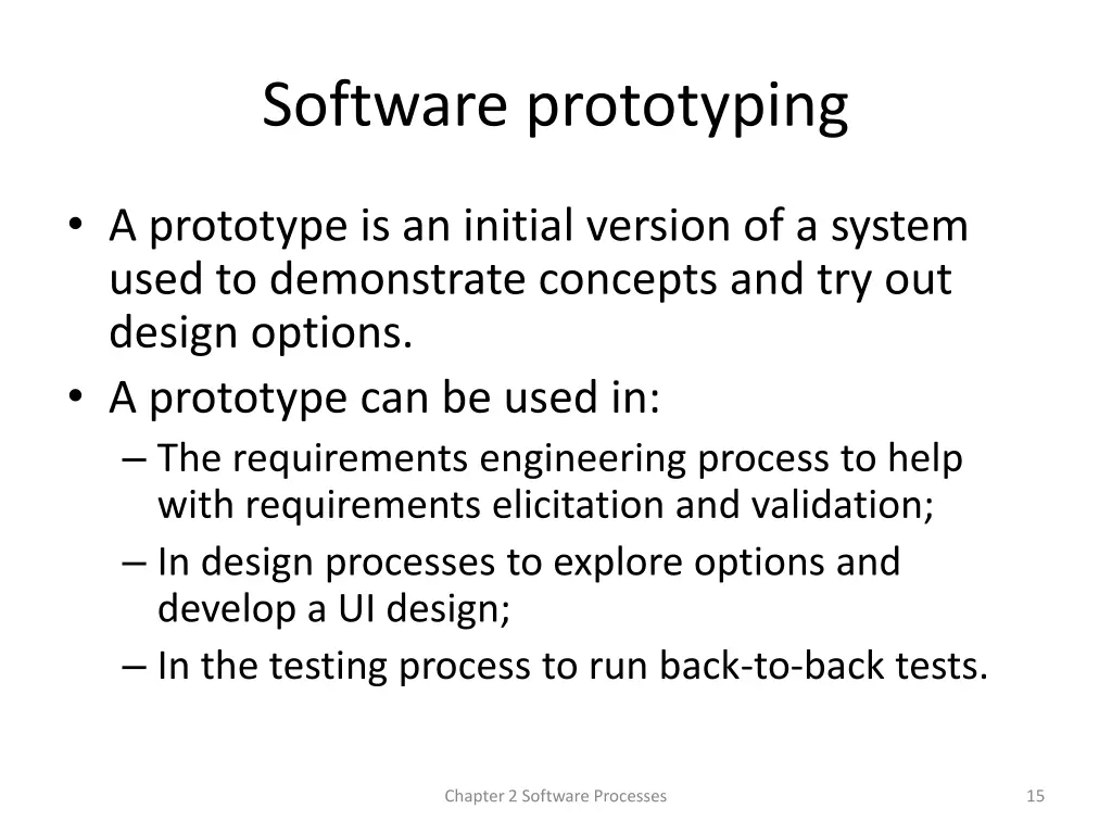 software prototyping