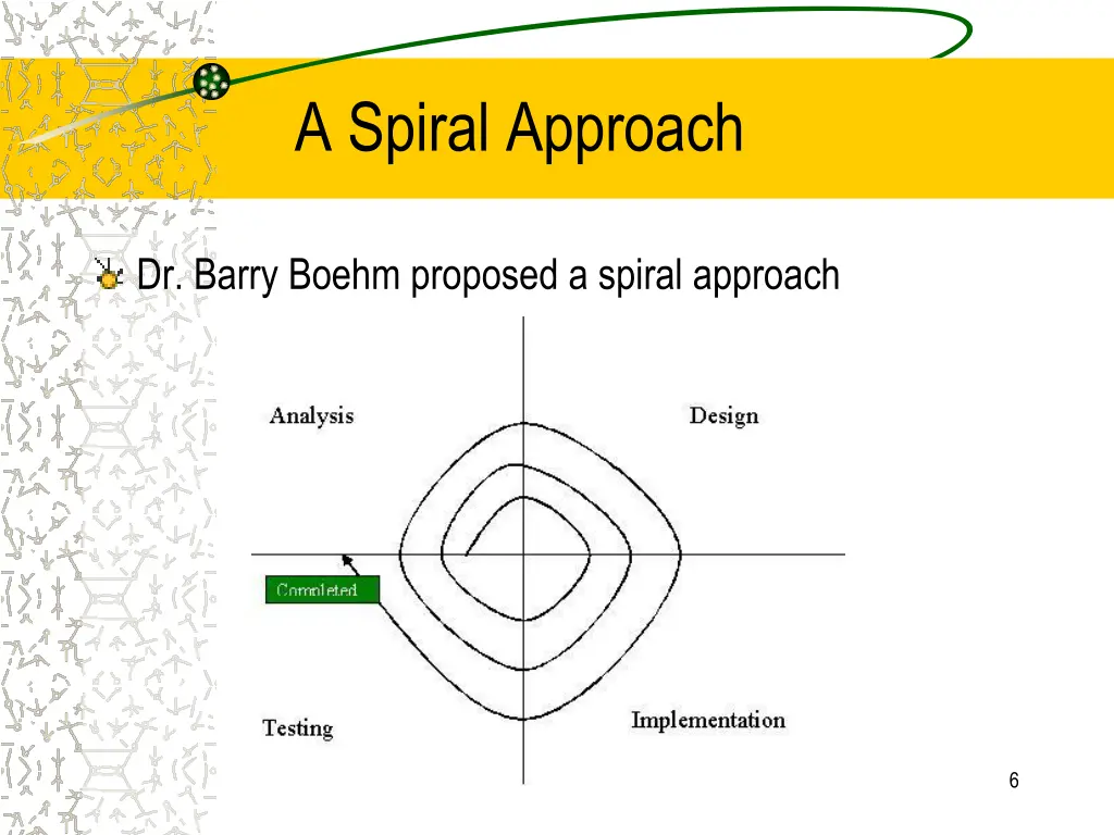 a spiral approach