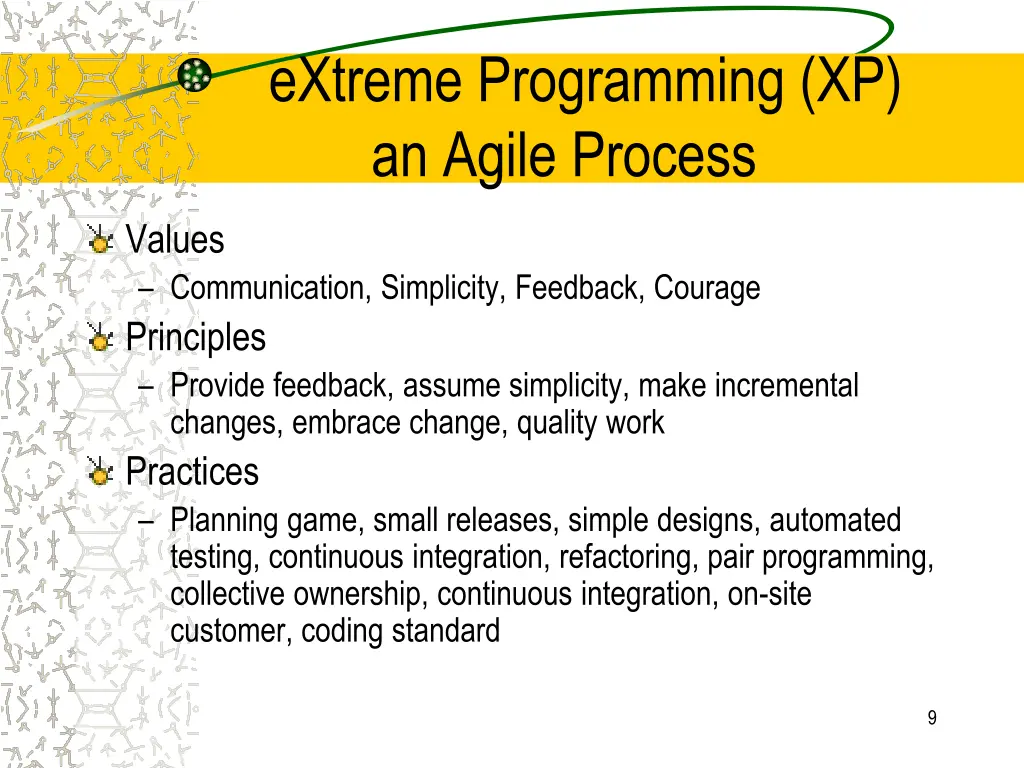 extreme programming xp an agile process