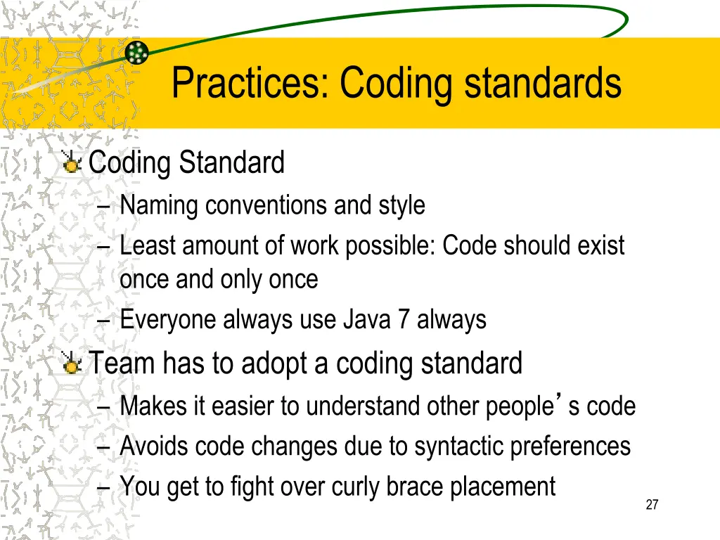 practices coding standards