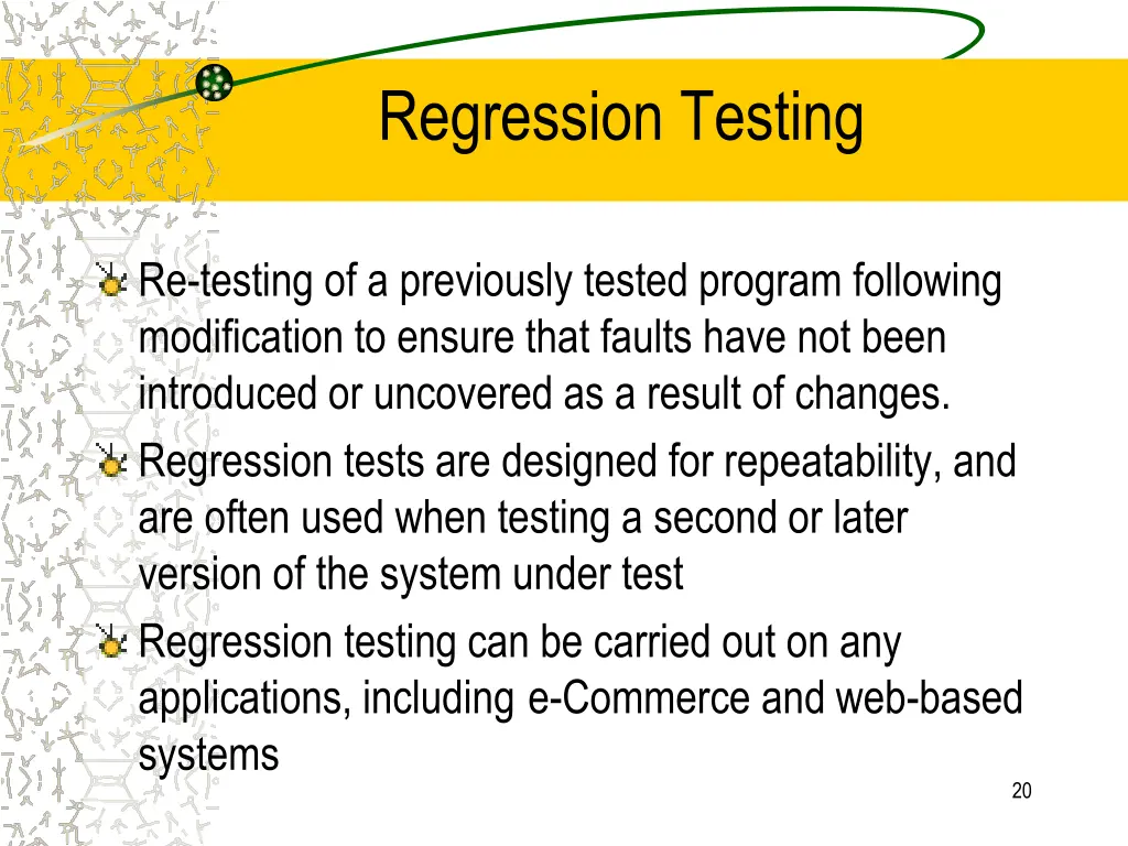 regression testing