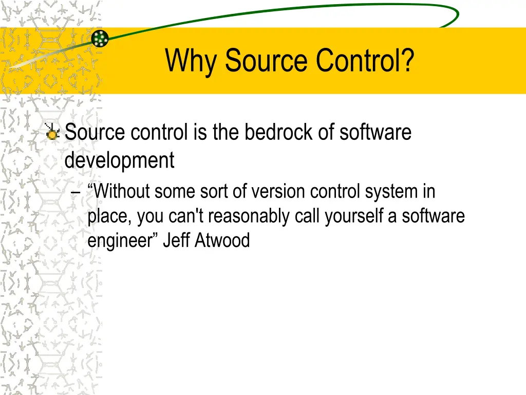 why source control