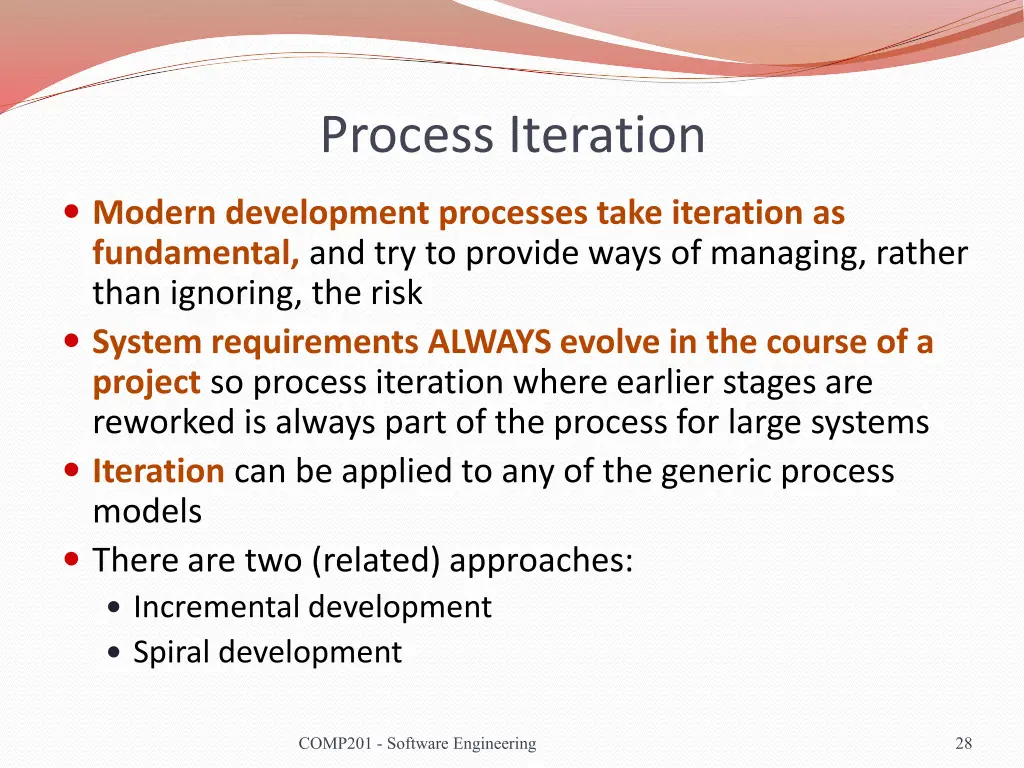 process iteration