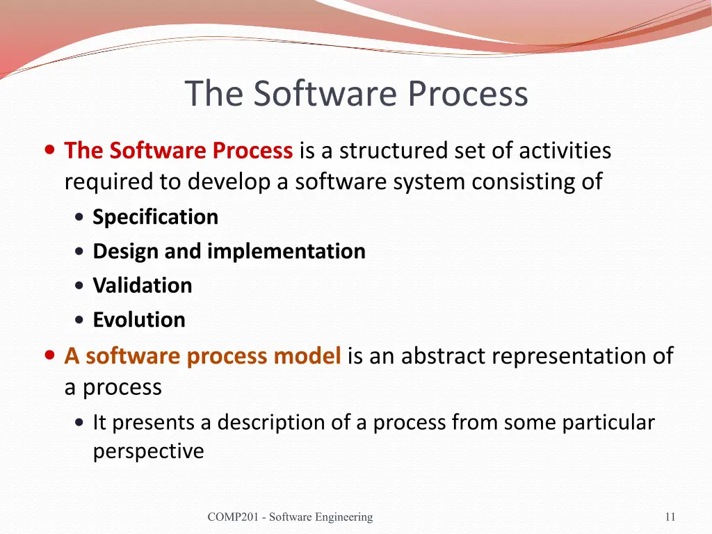 the software process