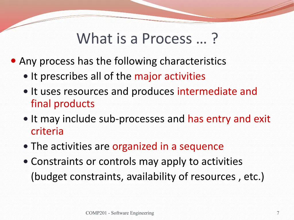 what is a process 1