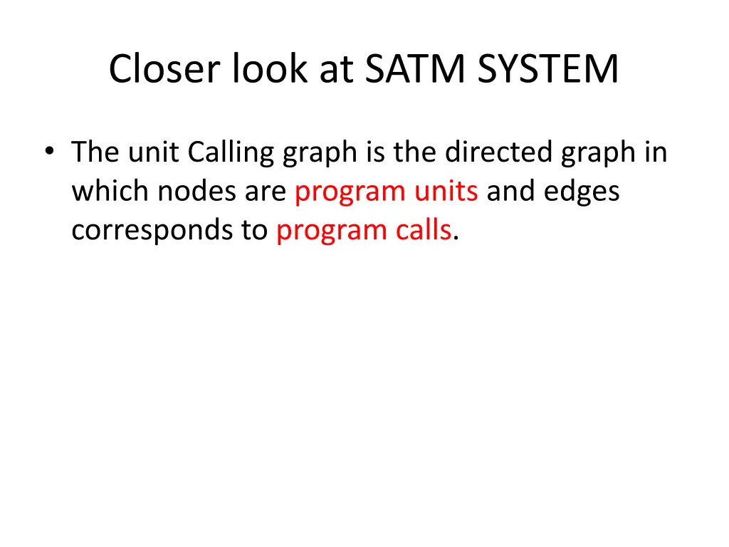 closer look at satm system