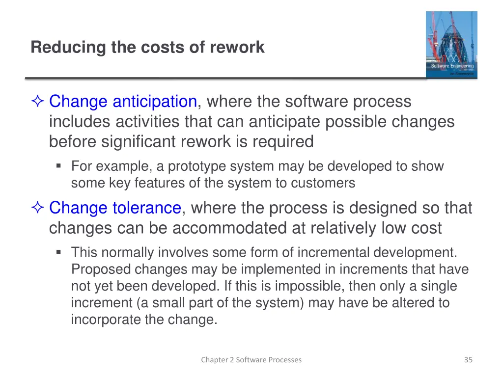 reducing the costs of rework