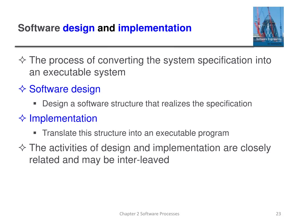 software design and implementation