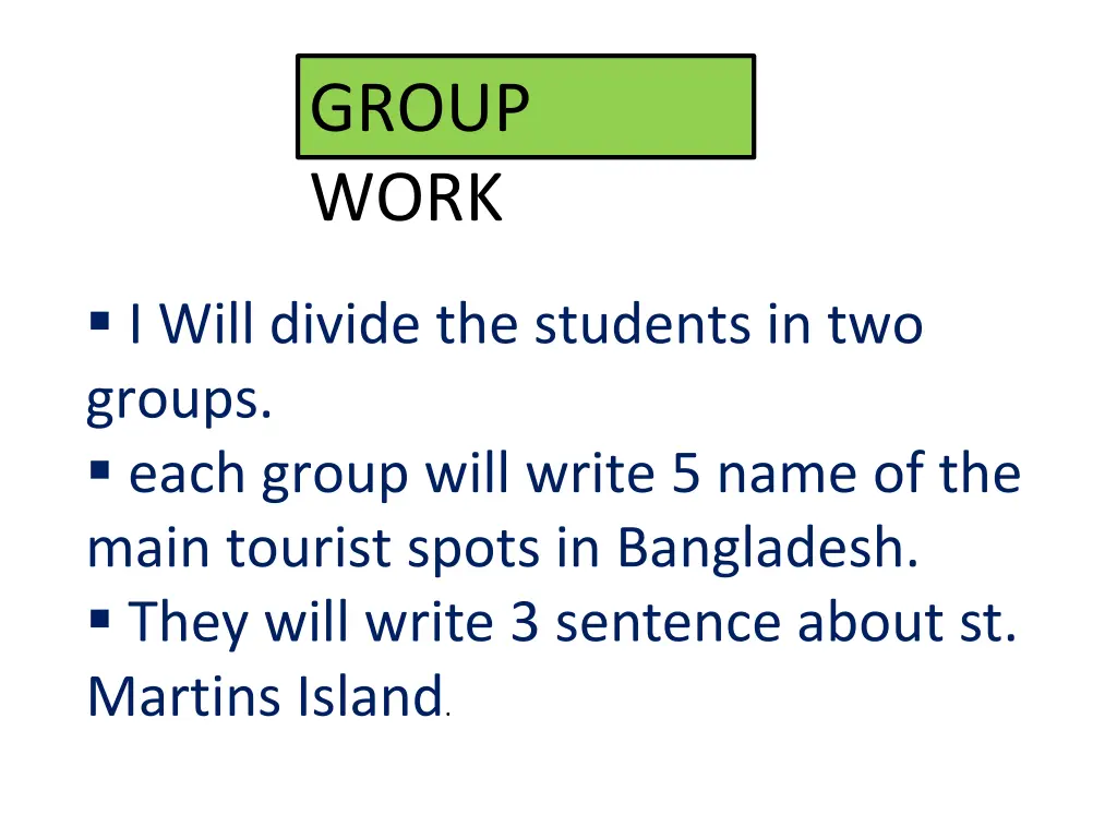 group work