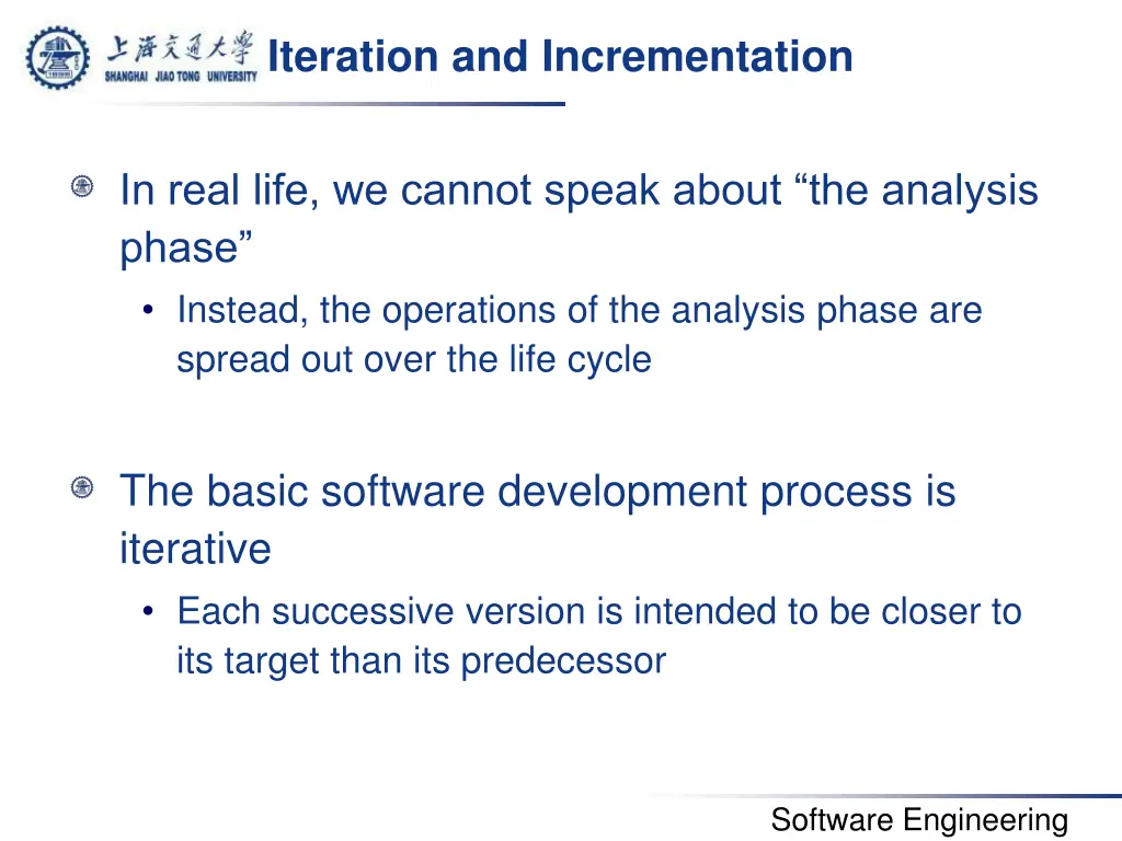 iteration and incrementation