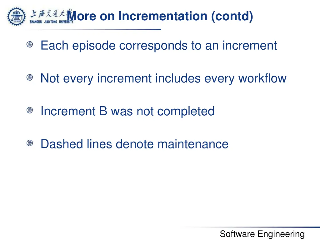 more on incrementation contd