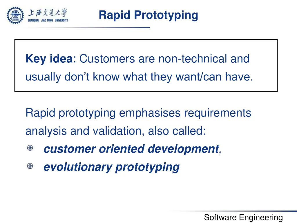 rapid prototyping