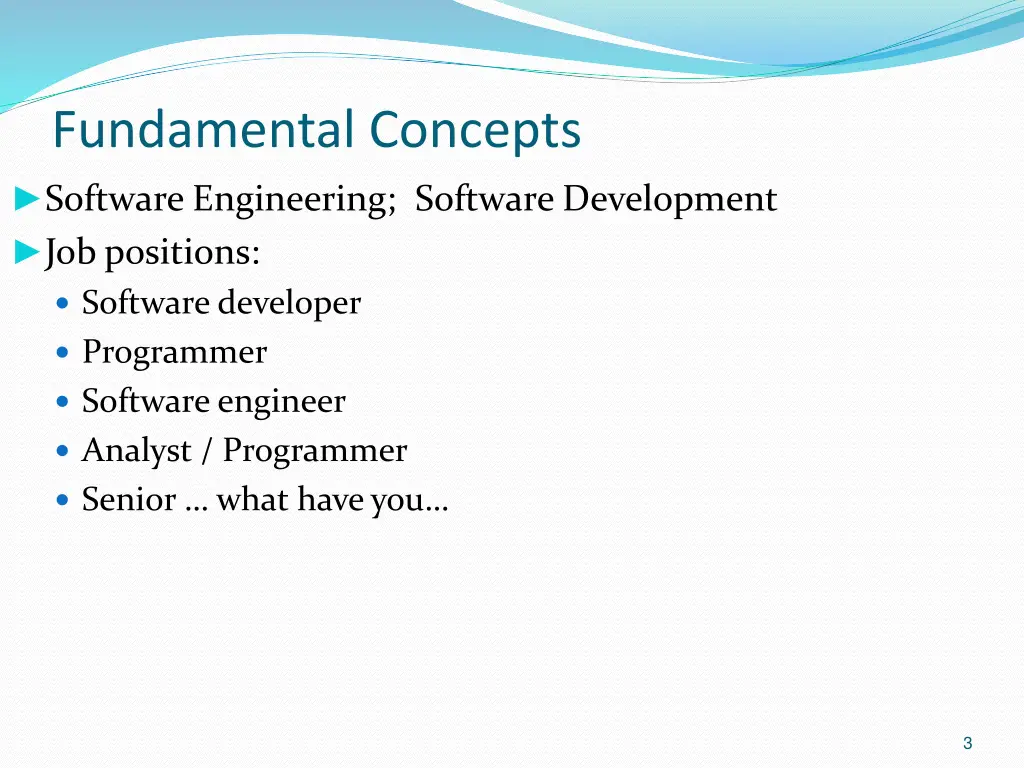 fundamental concepts software engineering