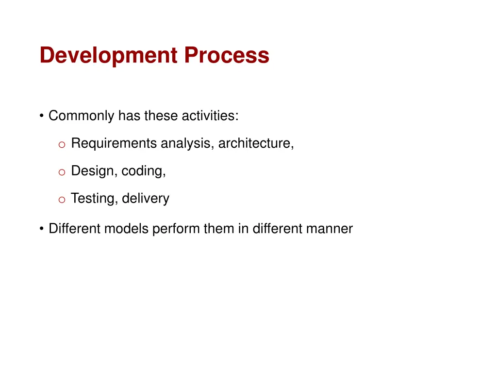 development process 1