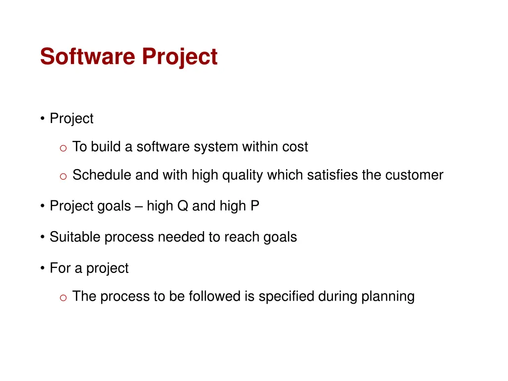 software project