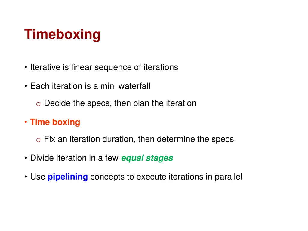 timeboxing