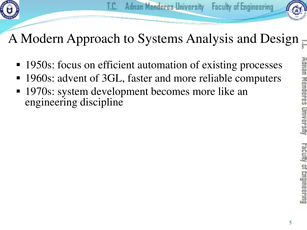 a modern approach to systems analysis and design