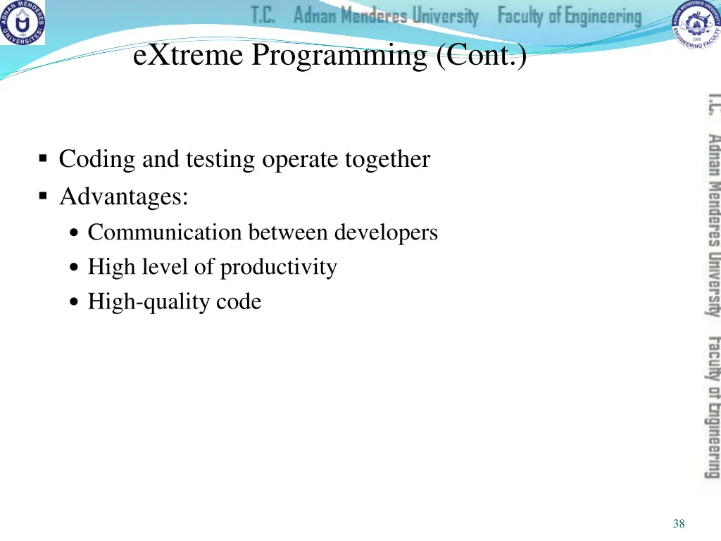 extreme programming cont