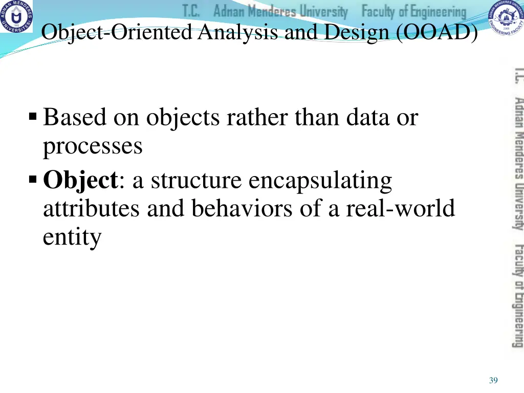 object oriented analysis and design ooad