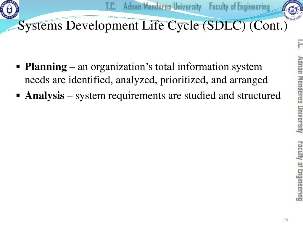 systems development life cycle sdlc cont