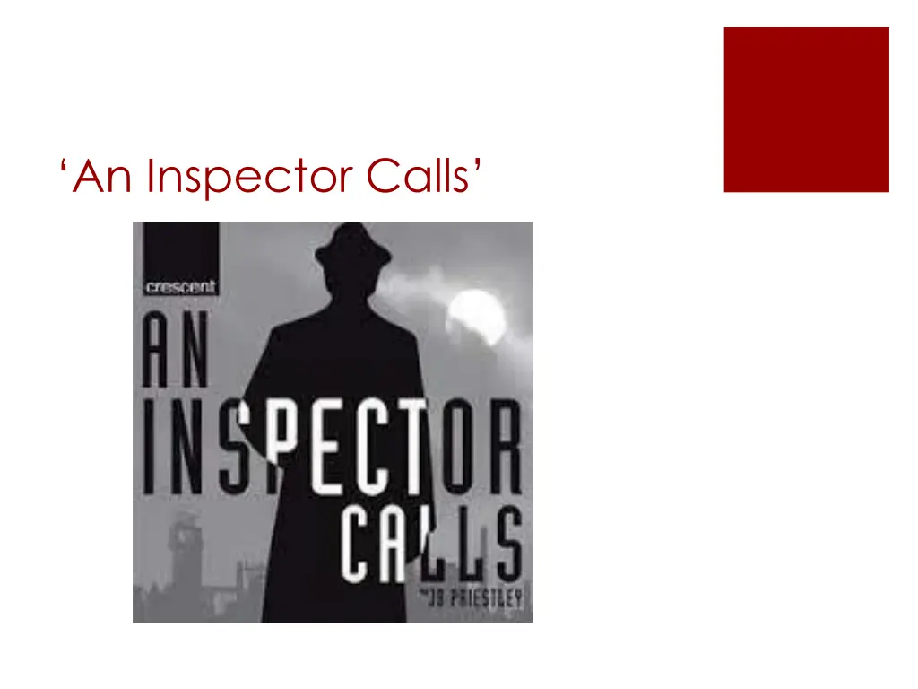 an inspector calls