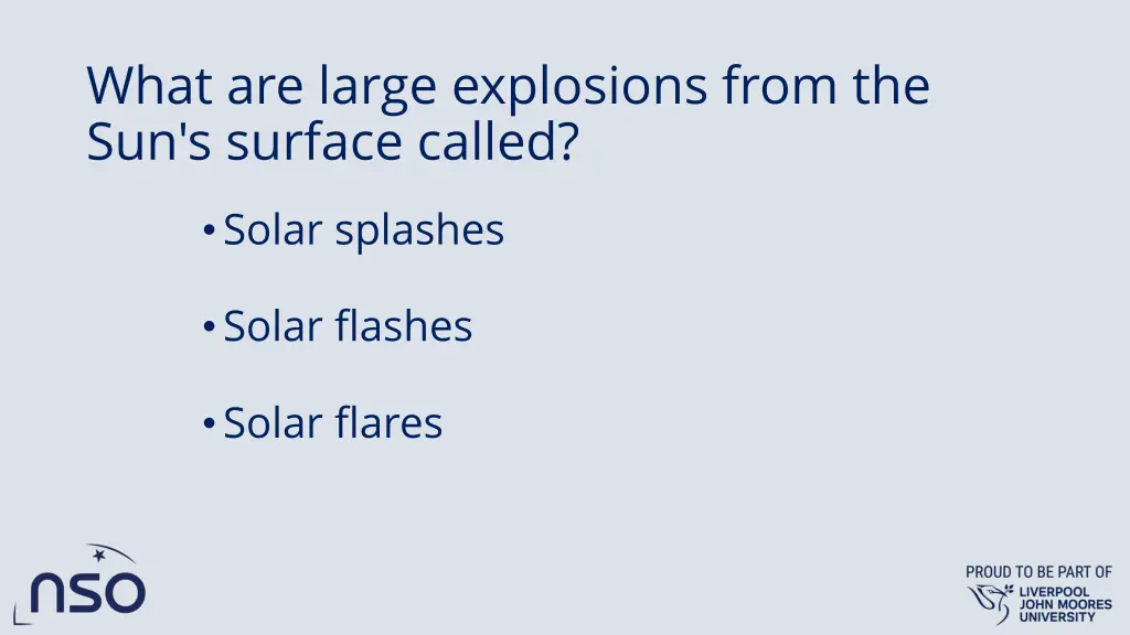 what are large explosions from the sun s surface