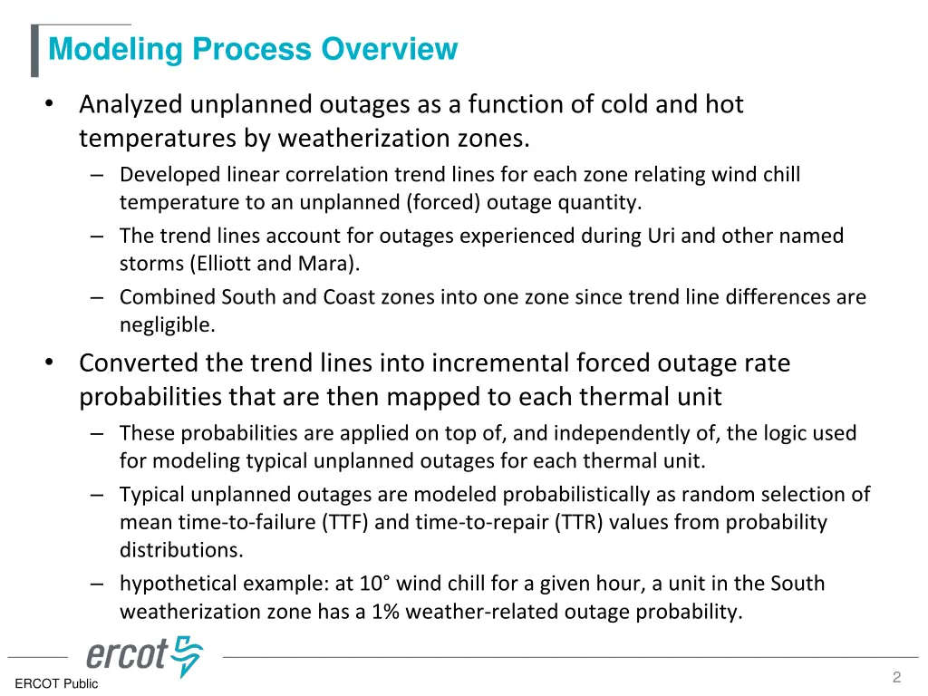 modeling process overview