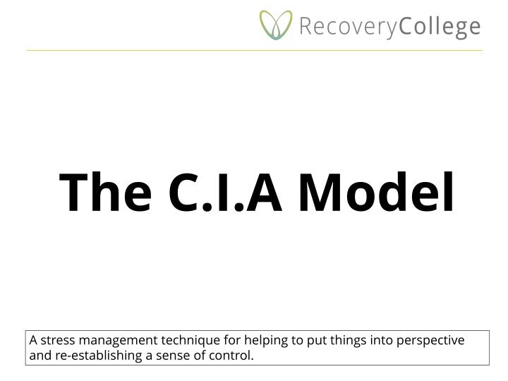 the c i a model