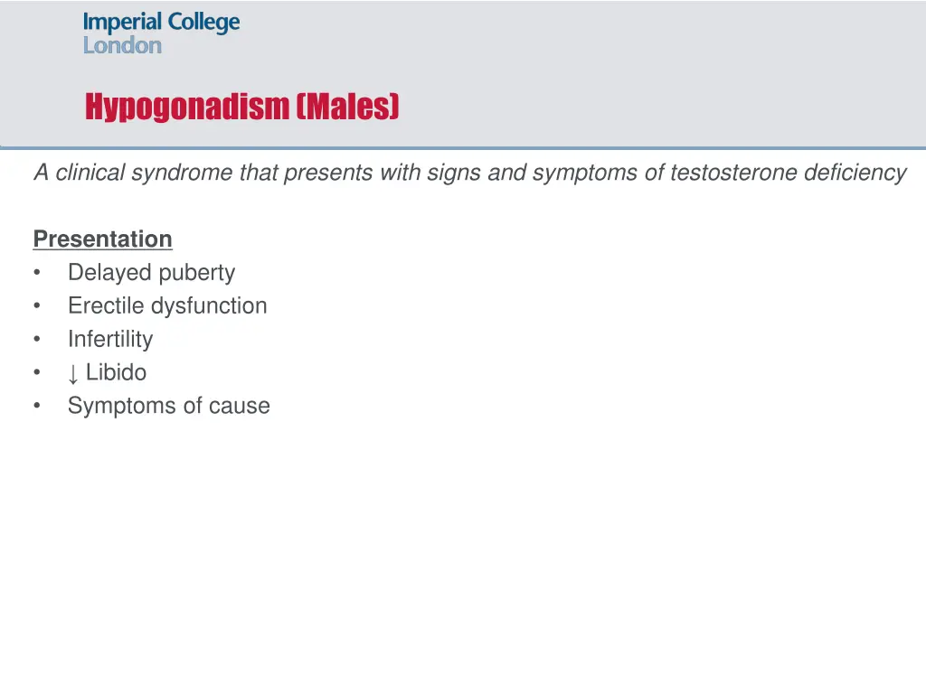 hypogonadism males