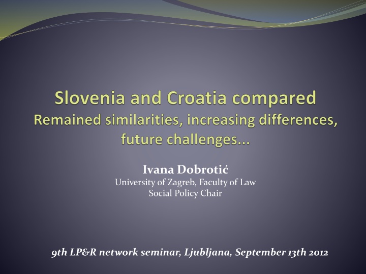 ivana dobroti university of zagreb faculty