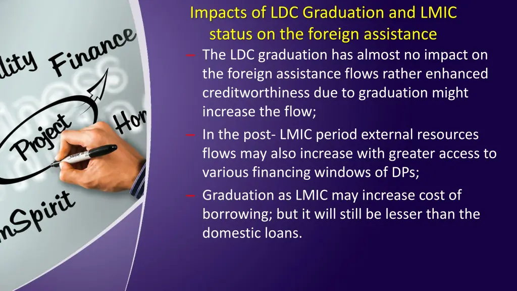 impacts of ldc graduation and lmic status