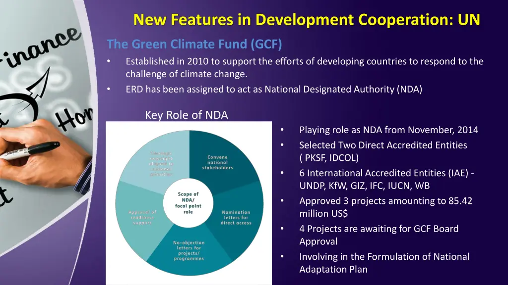 new features in development cooperation un