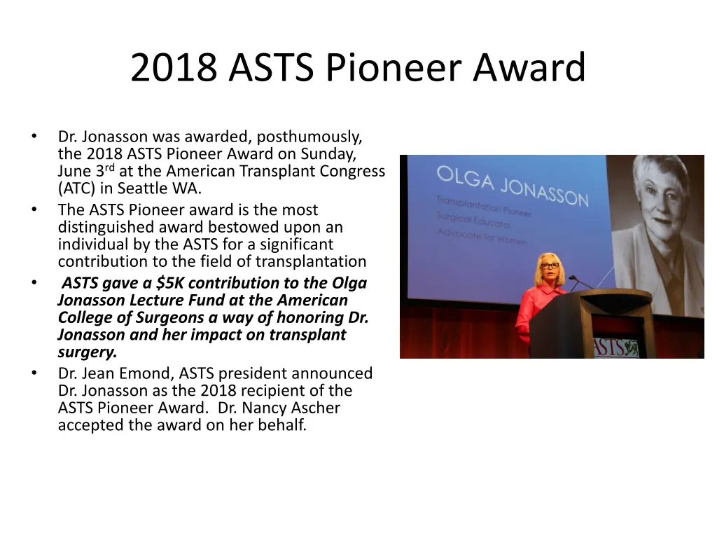 2018 asts pioneer award