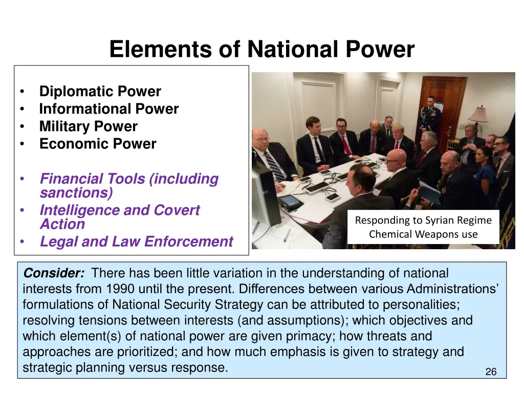 elements of national power