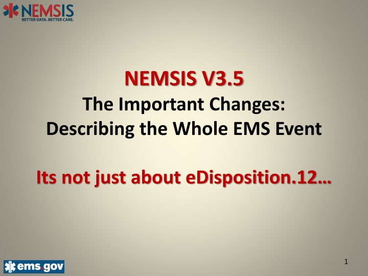 nemsis v3 5 the important changes describing