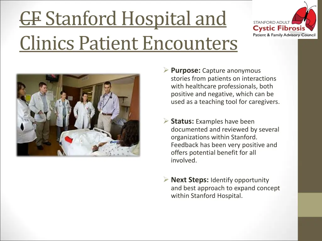 cf stanford hospital and clinics patient