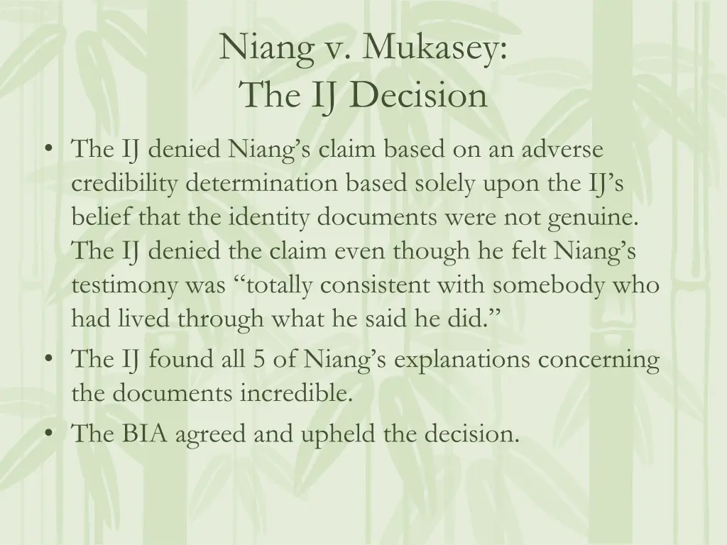 niang v mukasey the ij decision