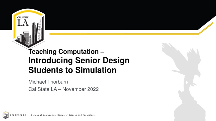 teaching computation introducing senior design