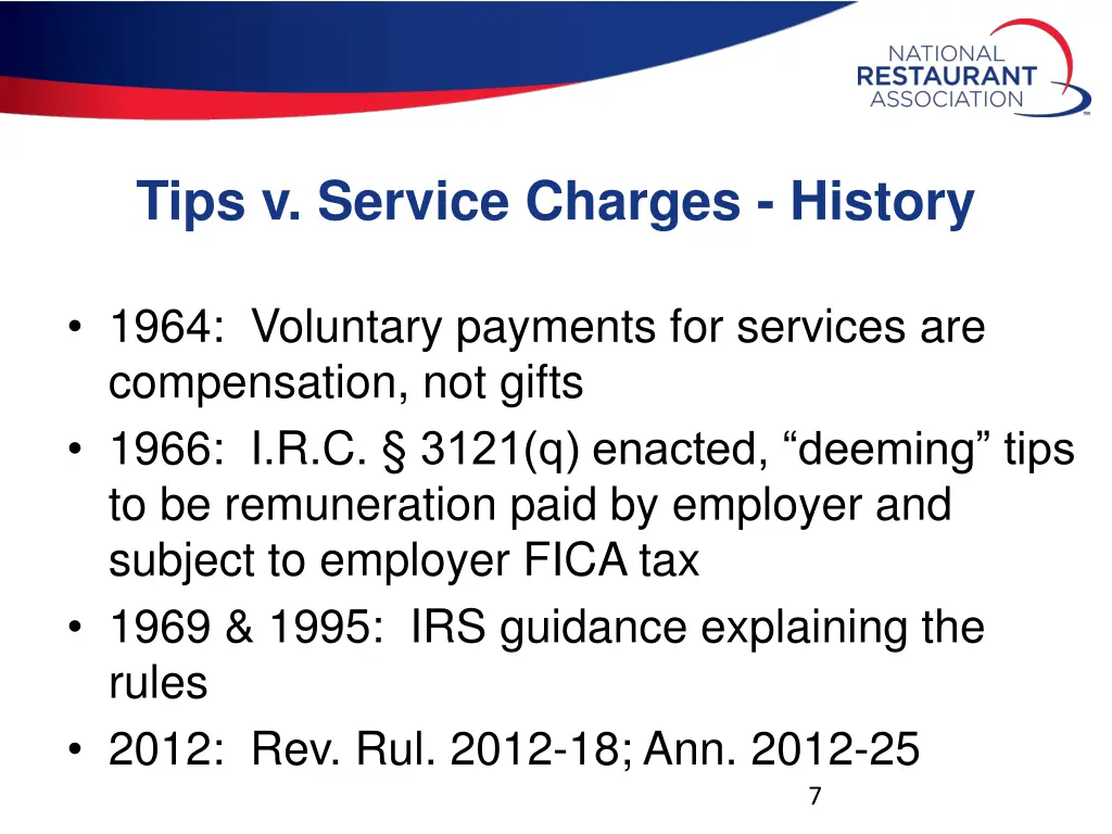 tips v service charges history 2