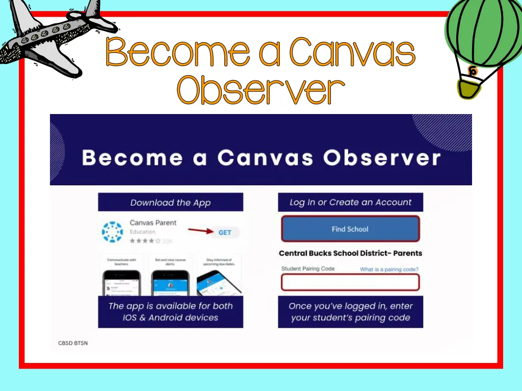 become a canvas observer