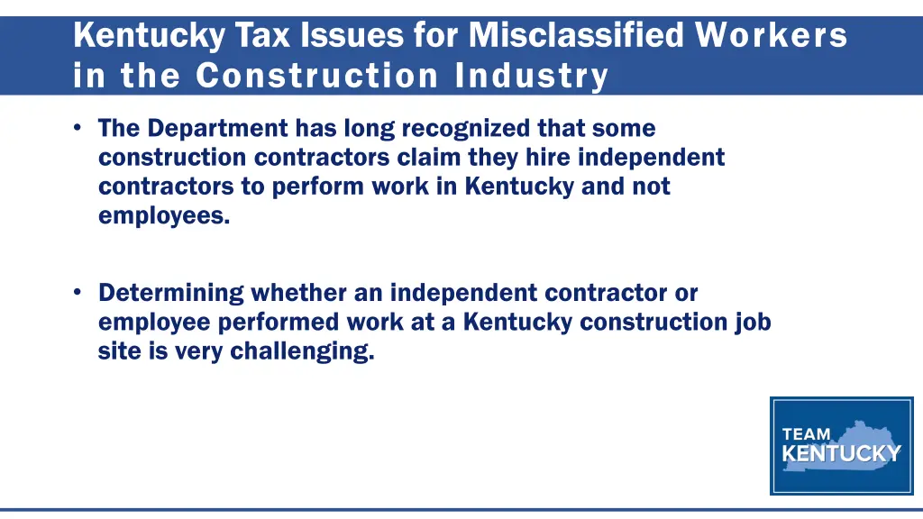 kentucky tax issues for misclassified workers 1