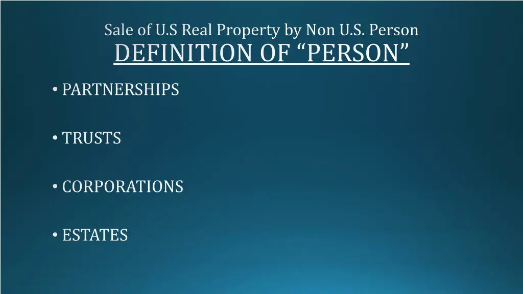 sale of u s real property by non u s person 2