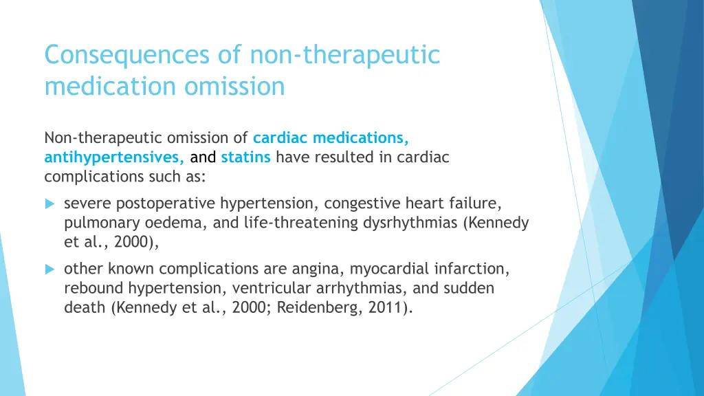 consequences of non therapeutic medication