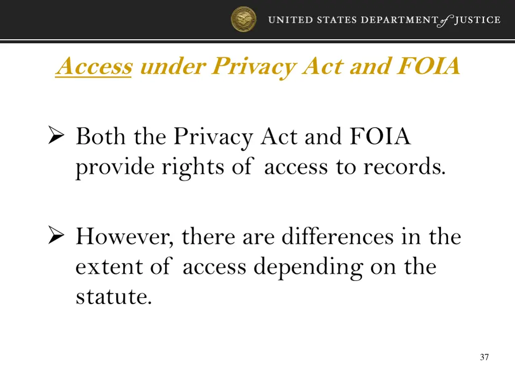 access under privacy act and foia